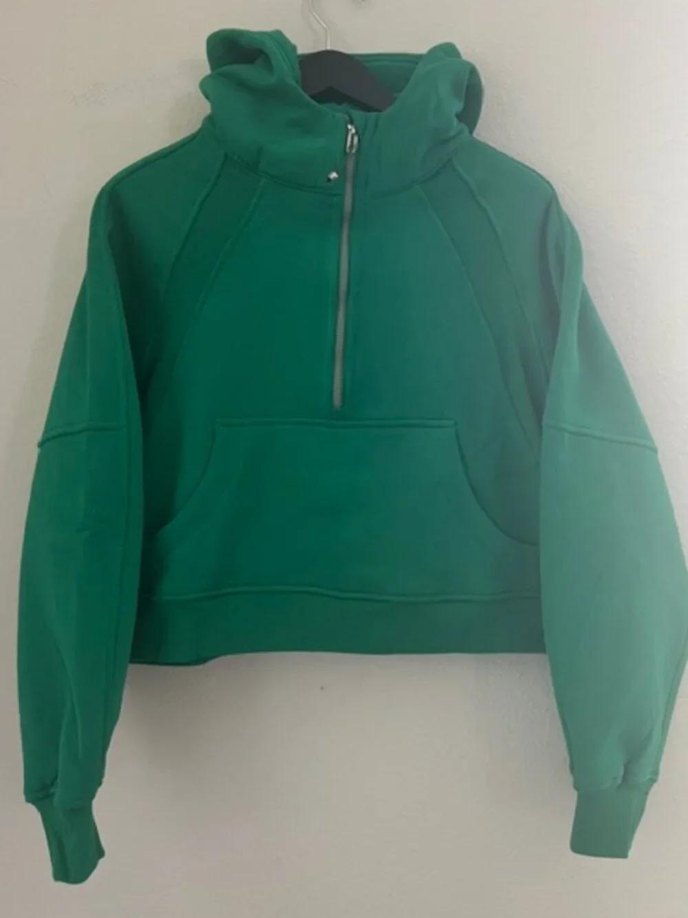 Lululemon Scuba Oversized Half Zip Hoodie Kelly Green KLLG